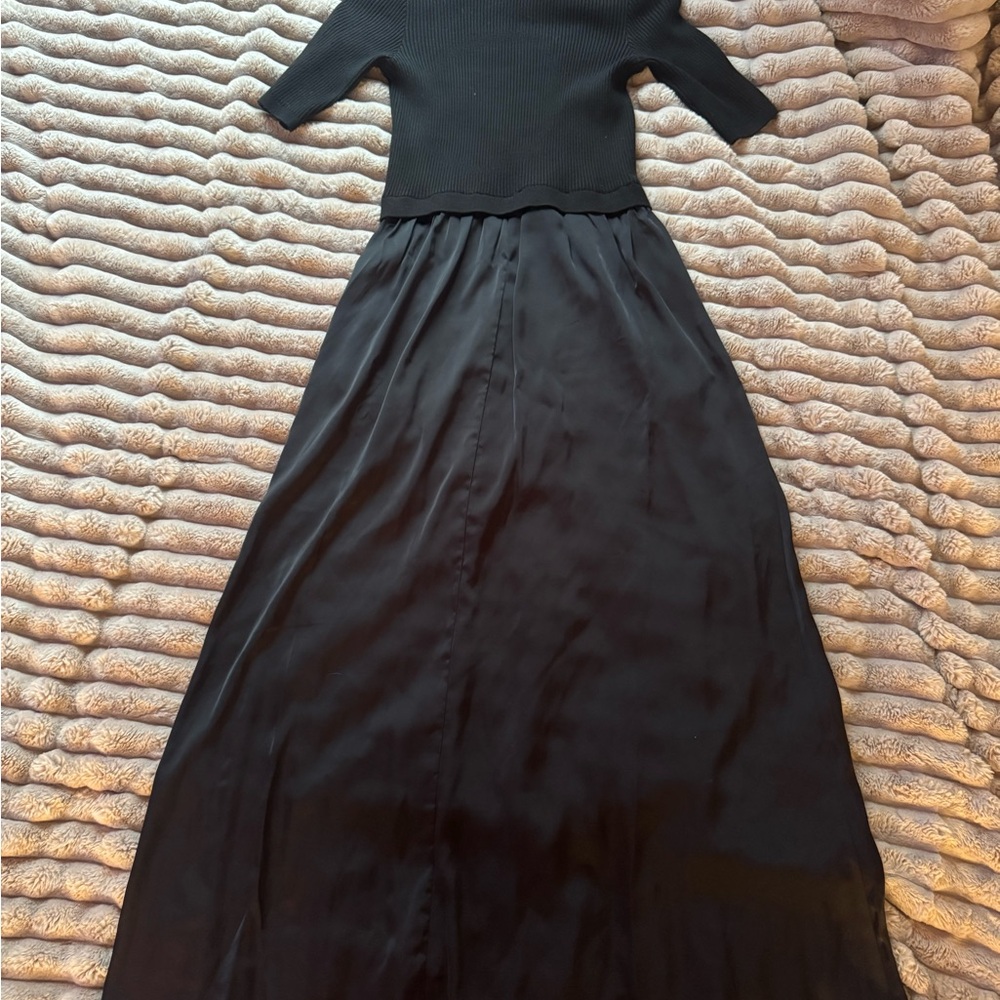 Taylor Black Long Sleeve Maxi Dress